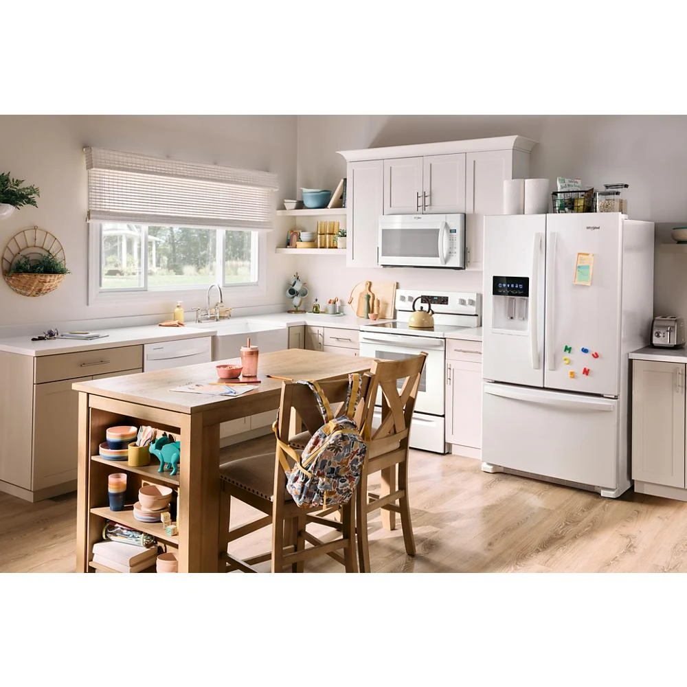 36-Inch Wide French Door Bottom Mount Refrigerator - 25 cu. ft. WRFF3436RW