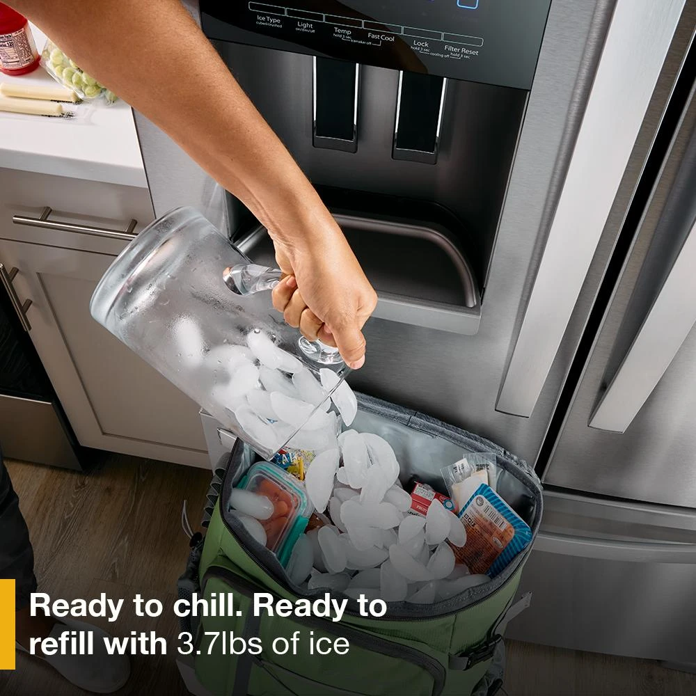 36-Inch Wide French Door Bottom Mount Refrigerator - 25 cu. ft. WRFF3436RW