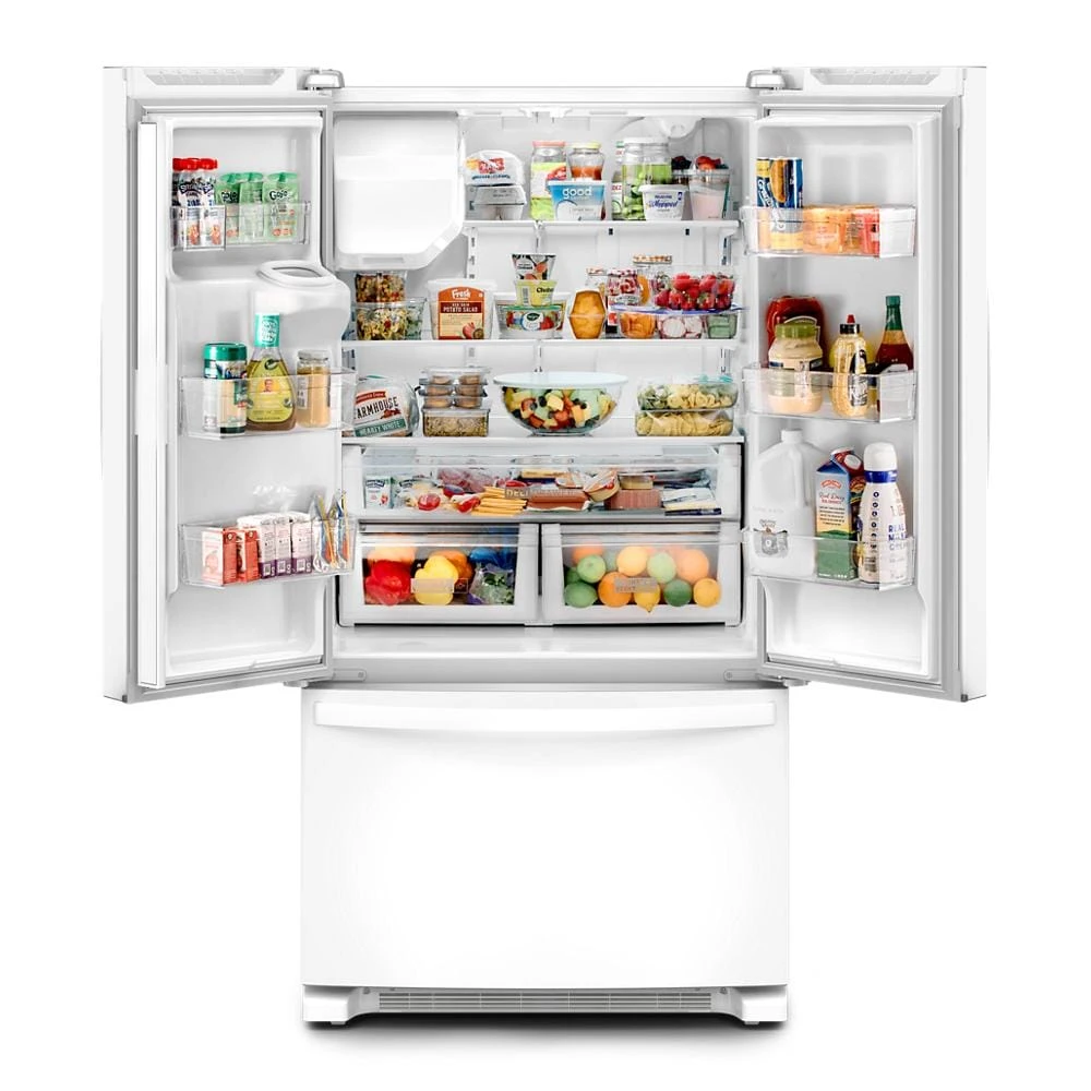 36-Inch Wide French Door Bottom Mount Refrigerator - 25 cu. ft. WRFF3436RW