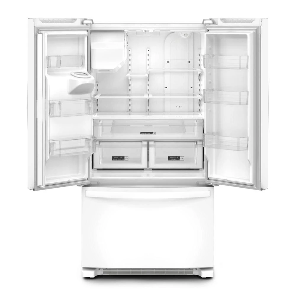 36-Inch Wide French Door Bottom Mount Refrigerator - 25 cu. ft. WRFF3436RW