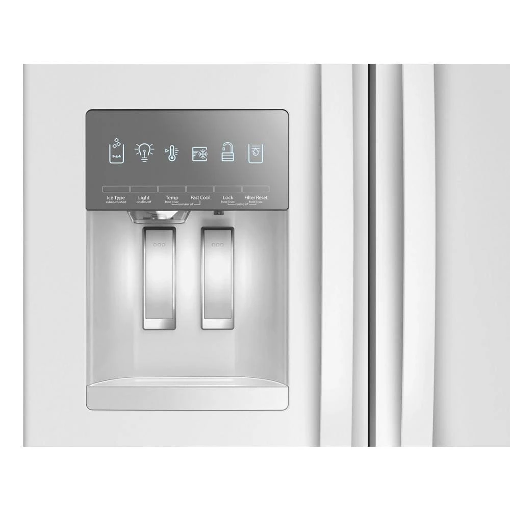 36-Inch Wide French Door Bottom Mount Refrigerator - 25 cu. ft. WRFF3436RW