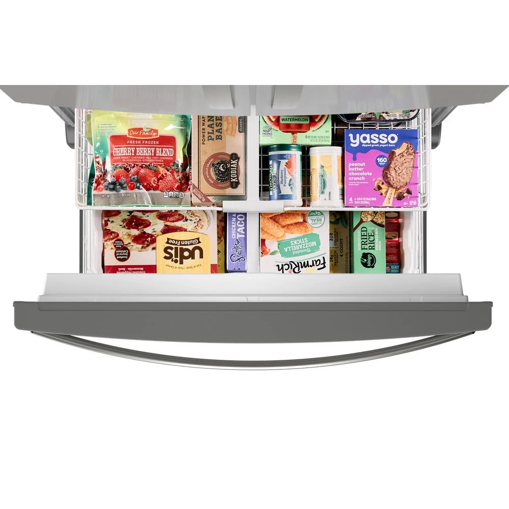 36-Inch Wide French Door Bottom Mount Refrigerator - 25 cu. ft. WRFF3436RZ