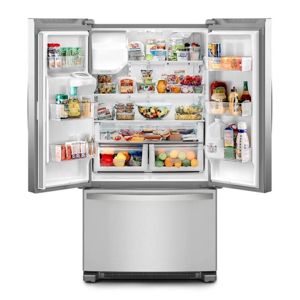 36-Inch Wide French Door Bottom Mount Refrigerator - 25 cu. ft. WRFF3436RZ