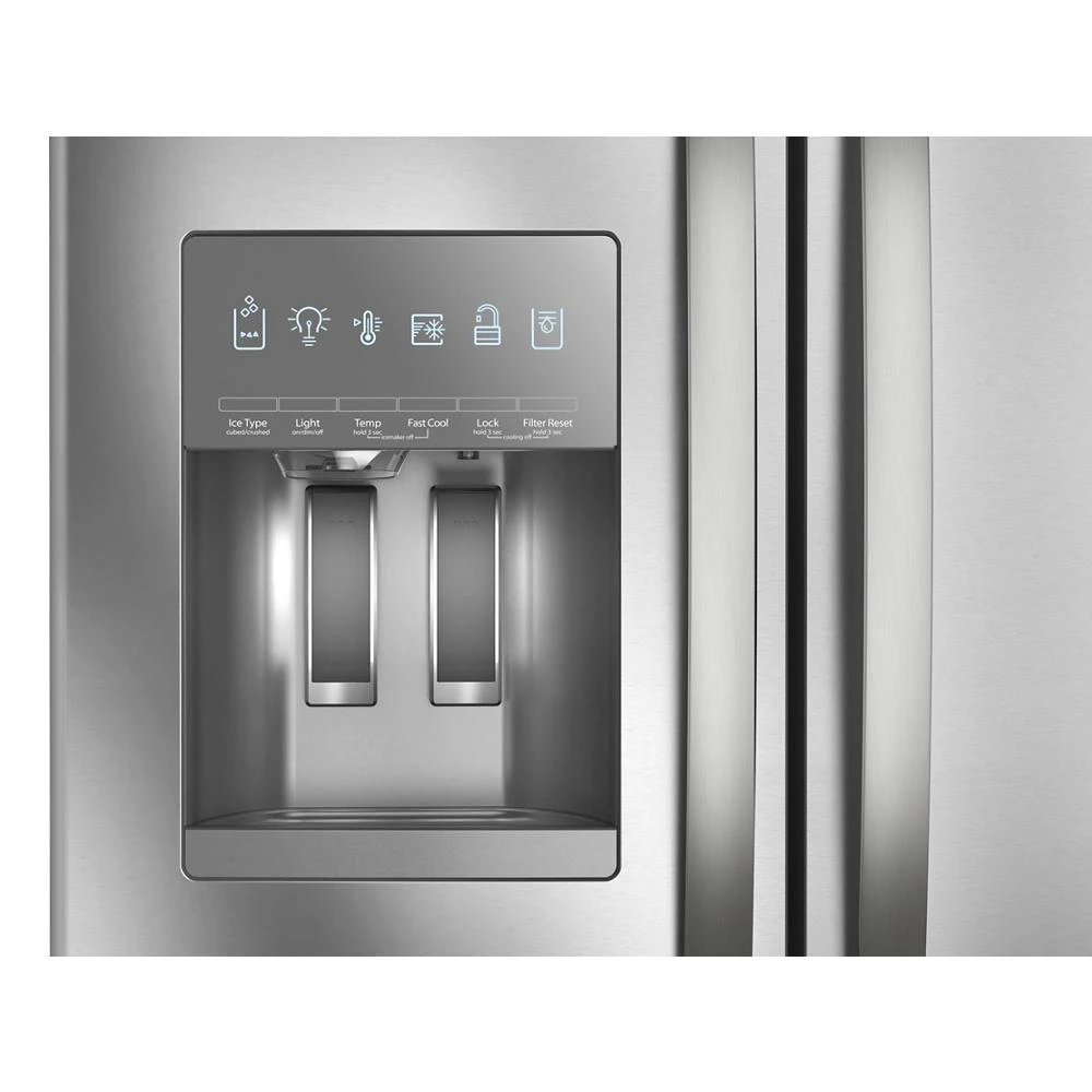 36-Inch Wide French Door Bottom Mount Refrigerator - 25 cu. ft. WRFF3436RZ