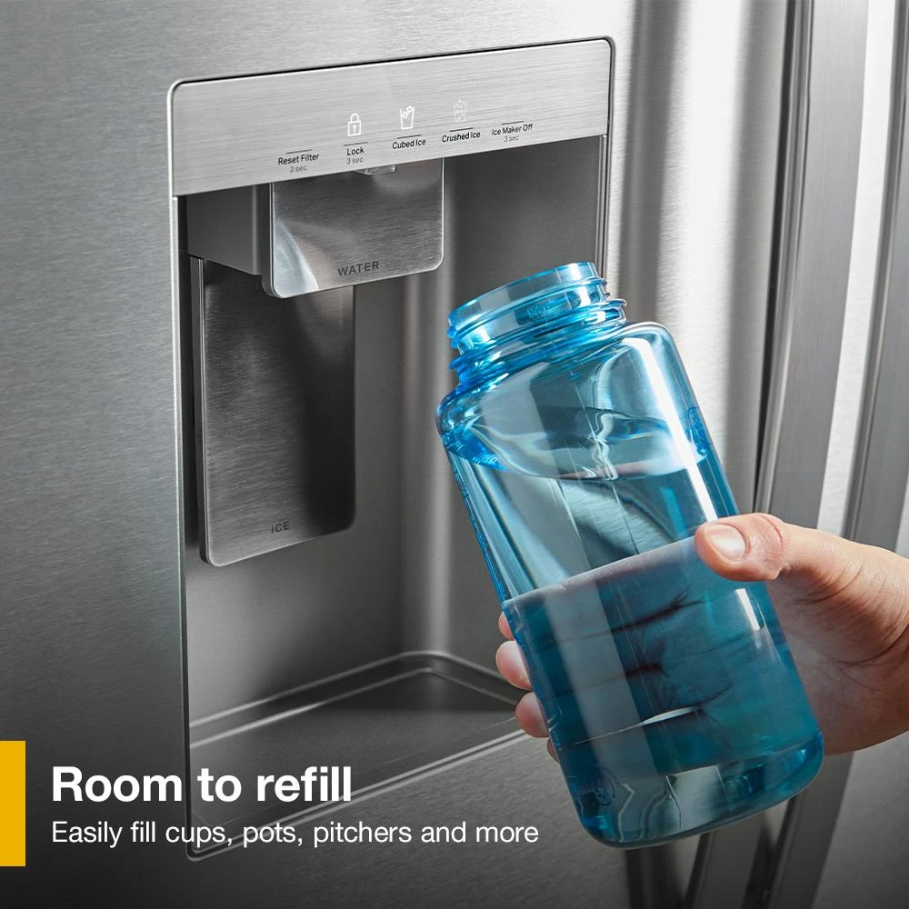 36-Inch French Door Refrigerator with In-Door Water and Ice Maker - 30 cu. ft. WRFF3536SV