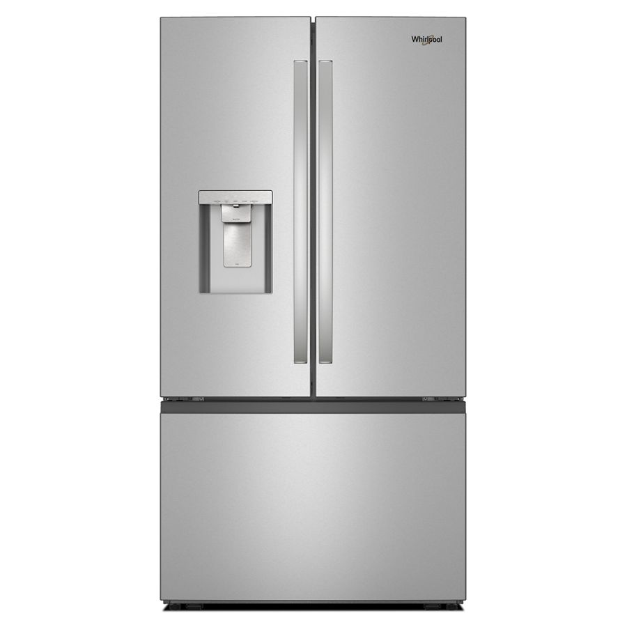 Whirlpool 36-Inch French Door Refrigerator with In-Door Water and Ice Maker - 30 cu. ft. Fingerprint-Resistant Stainless Finish WRFF3536SZ Picture 1