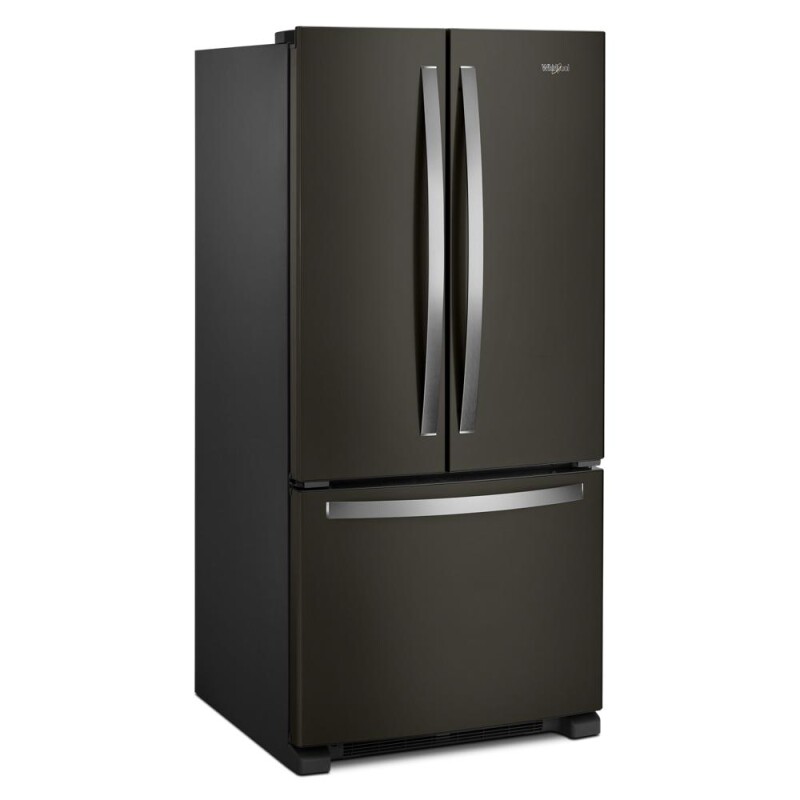 Whirlpool 33-inch Wide French Door Refrigerator - 22 cu. ft. Black Stainless WRFF5333PV Picture 1