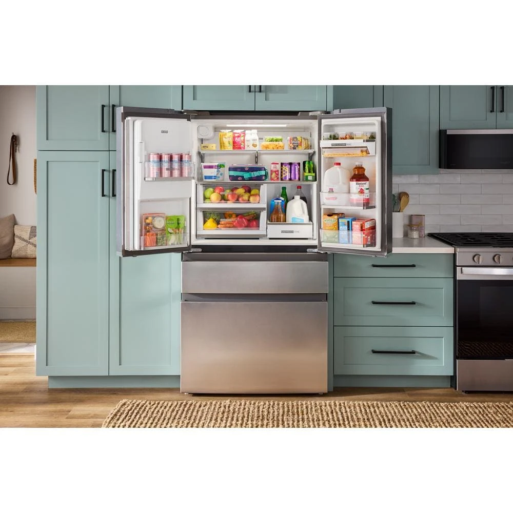 36-inch Wide True Counter Depth 4-Door French Door Refrigerator - 22 cu. ft. WRMC7036RV