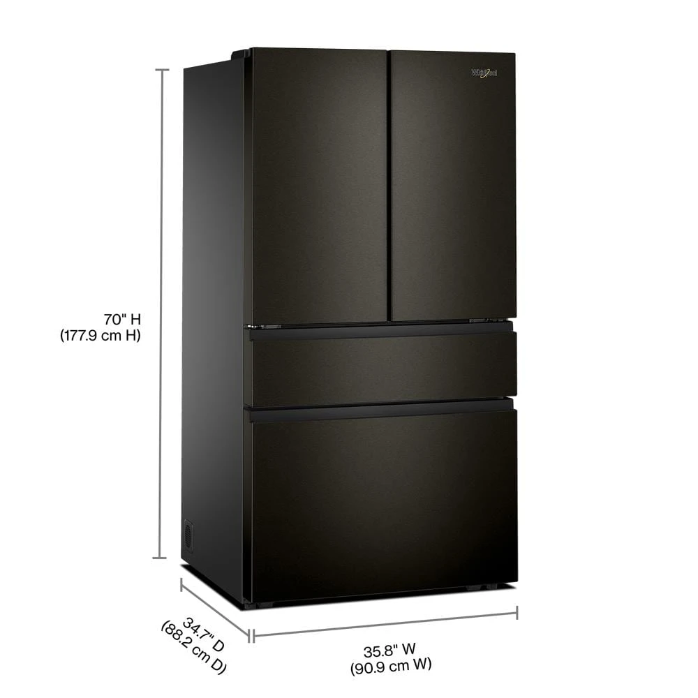 30 Cu. Ft. Family-Sized Capacity French Door Refrigerator with Flexible Temperature Drawer WRMF3336SV