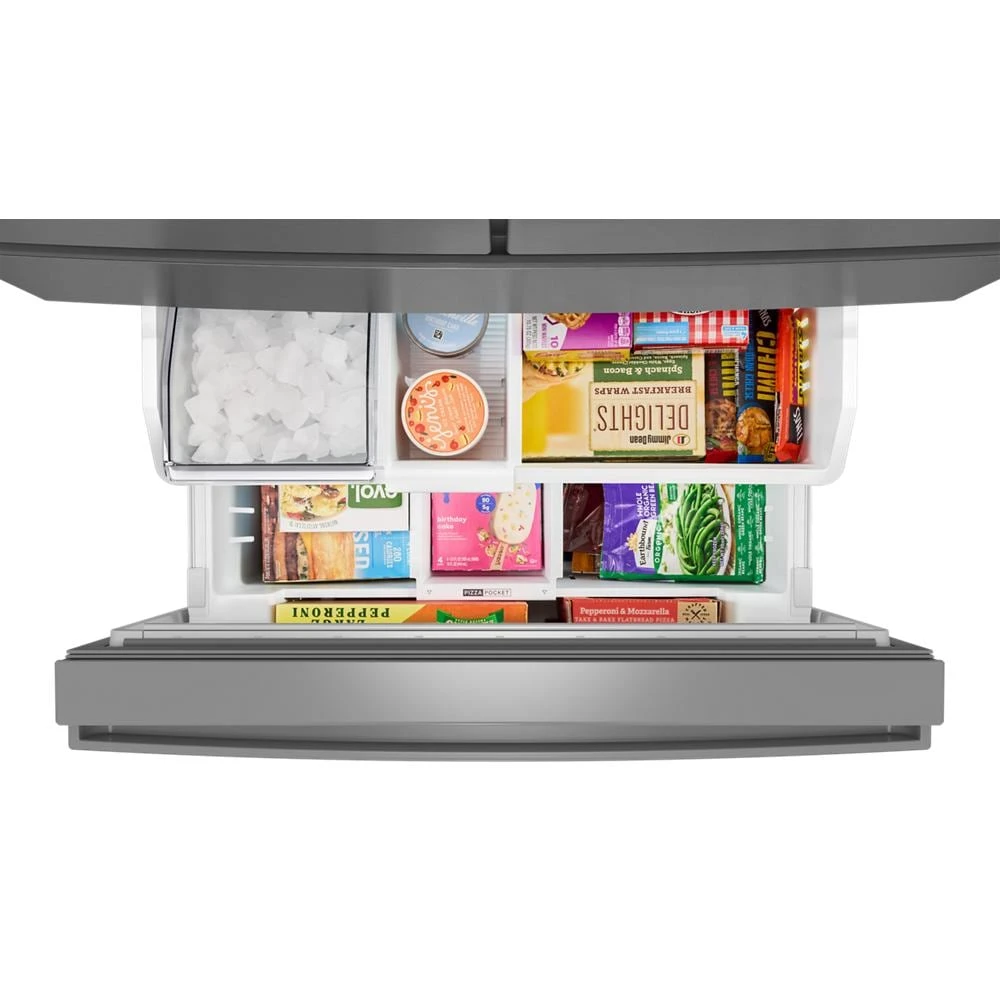 30 Cu. Ft. Family-Sized Capacity French Door Refrigerator with Flexible Temperature Drawer WRMF3336SZ