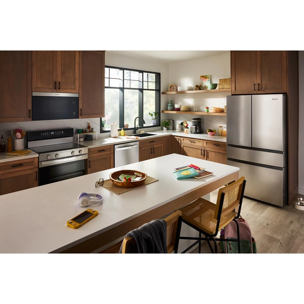 30 Cu. Ft. Family-Sized Capacity French Door Refrigerator with Flexible Temperature Drawer WRMF3336SZ