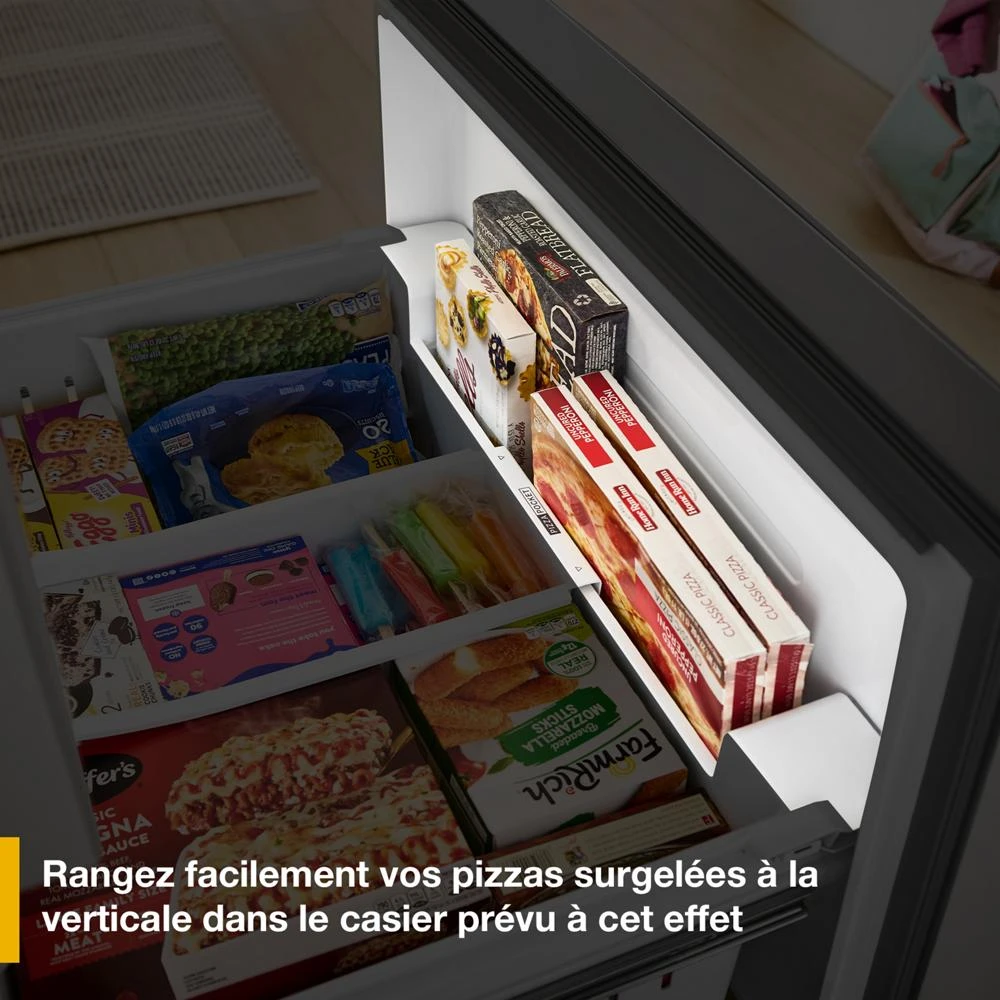 29 Cu. Ft. Family-Sized Capacity French Door Refrigerator with Flexible Temperature Drawer WRMF3536SV