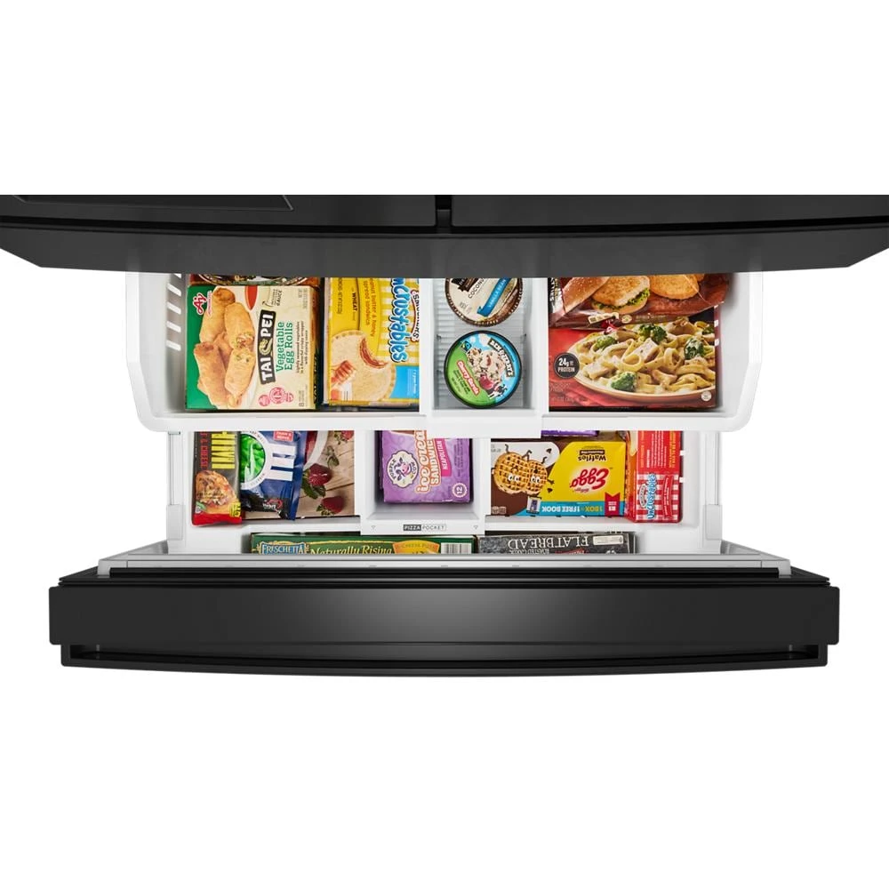 29 Cu. Ft. Family-Sized Capacity French Door Refrigerator with Flexible Temperature Drawer WRMF3536SV