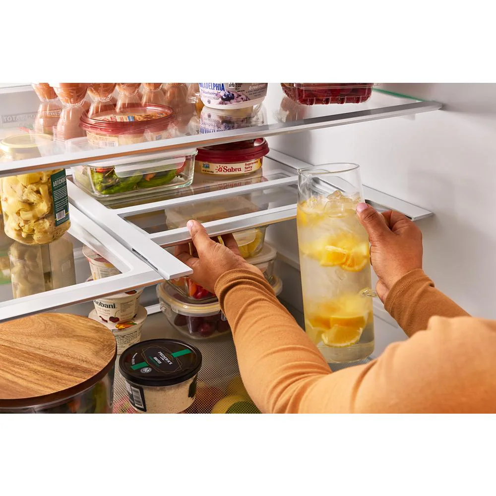 29 Cu. Ft. Family-Sized Capacity French Door Refrigerator with Flexible Temperature Drawer WRMF3536SW