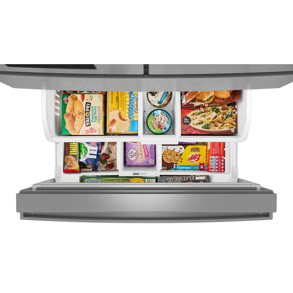 29 Cu. Ft. Family-Sized Capacity French Door Refrigerator with Flexible Temperature Drawer WRMF3536SZ
