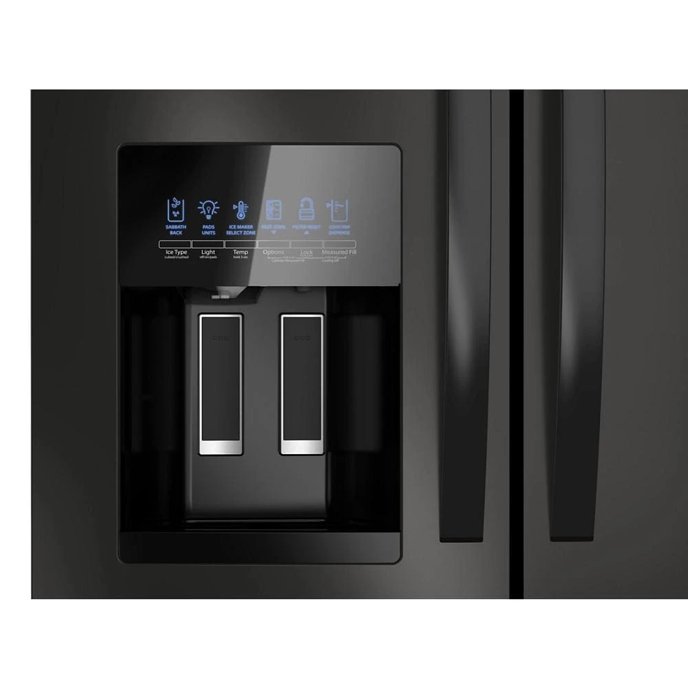 36-Inch Wide French Door Bottom Mount Refrigerator - 25 cu. ft. WRMF3636RB