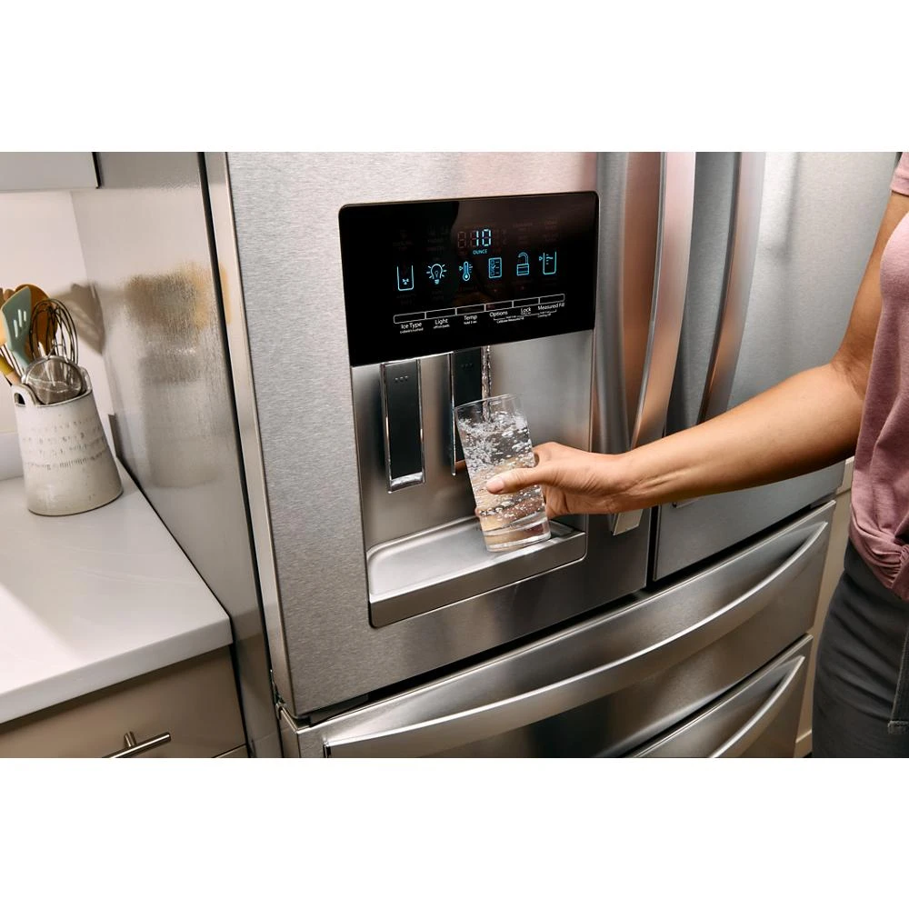 36-Inch Wide French Door Bottom Mount Refrigerator - 25 cu. ft. WRMF3636RB