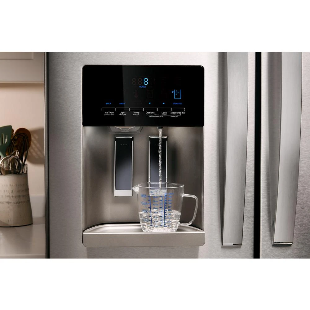 36-Inch Wide French Door Bottom Mount Refrigerator - 25 cu. ft. WRMF3636RW