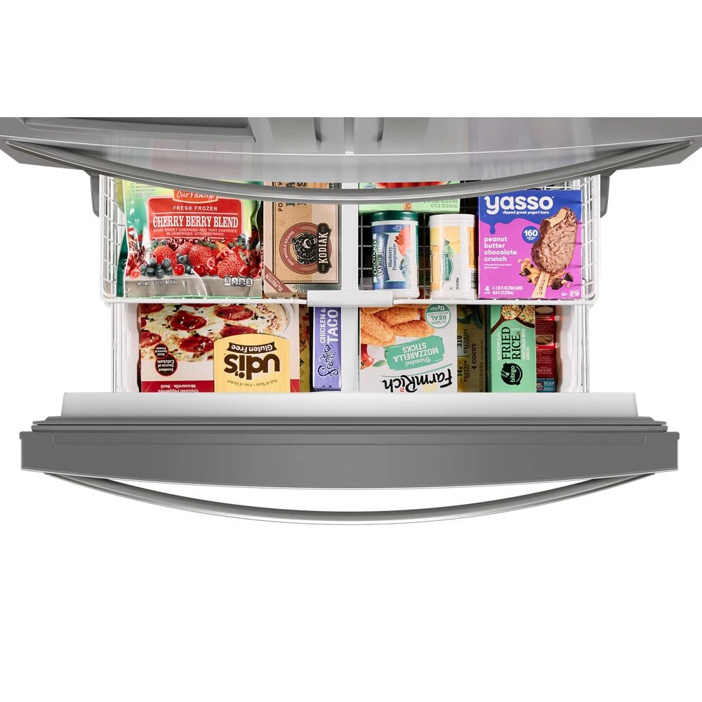 36-Inch Wide French Door Bottom Mount Refrigerator - 25 cu. ft. WRMF3636RZ