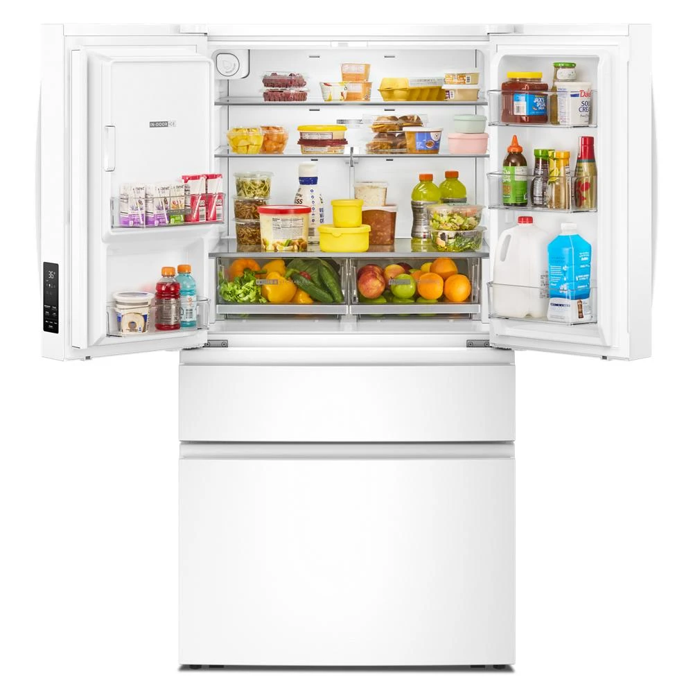 29 Cu. Ft. Family-Sized Capacity French Door Refrigerator with Flexible Temperature Drawer WRMF3636SW