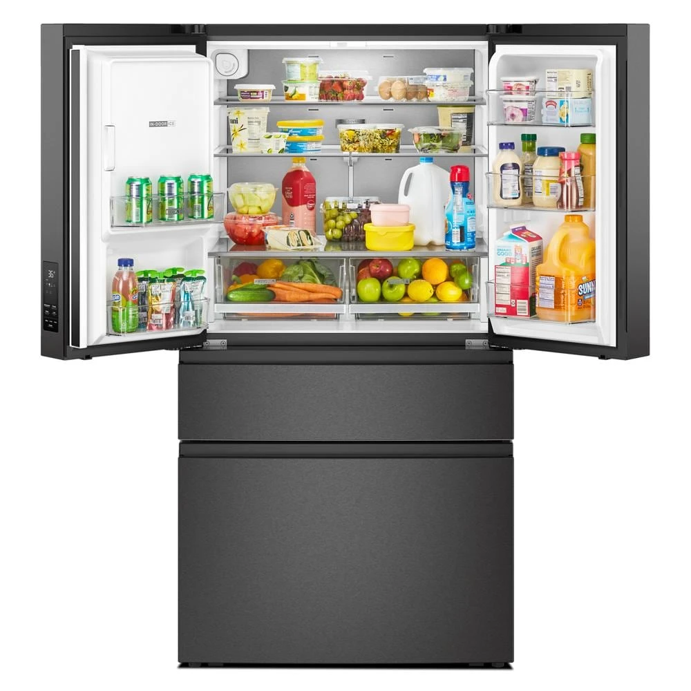29 Cu. Ft. Family-Sized Capacity French Door Refrigerator with Flexible Temperature Drawer WRMF3736SV