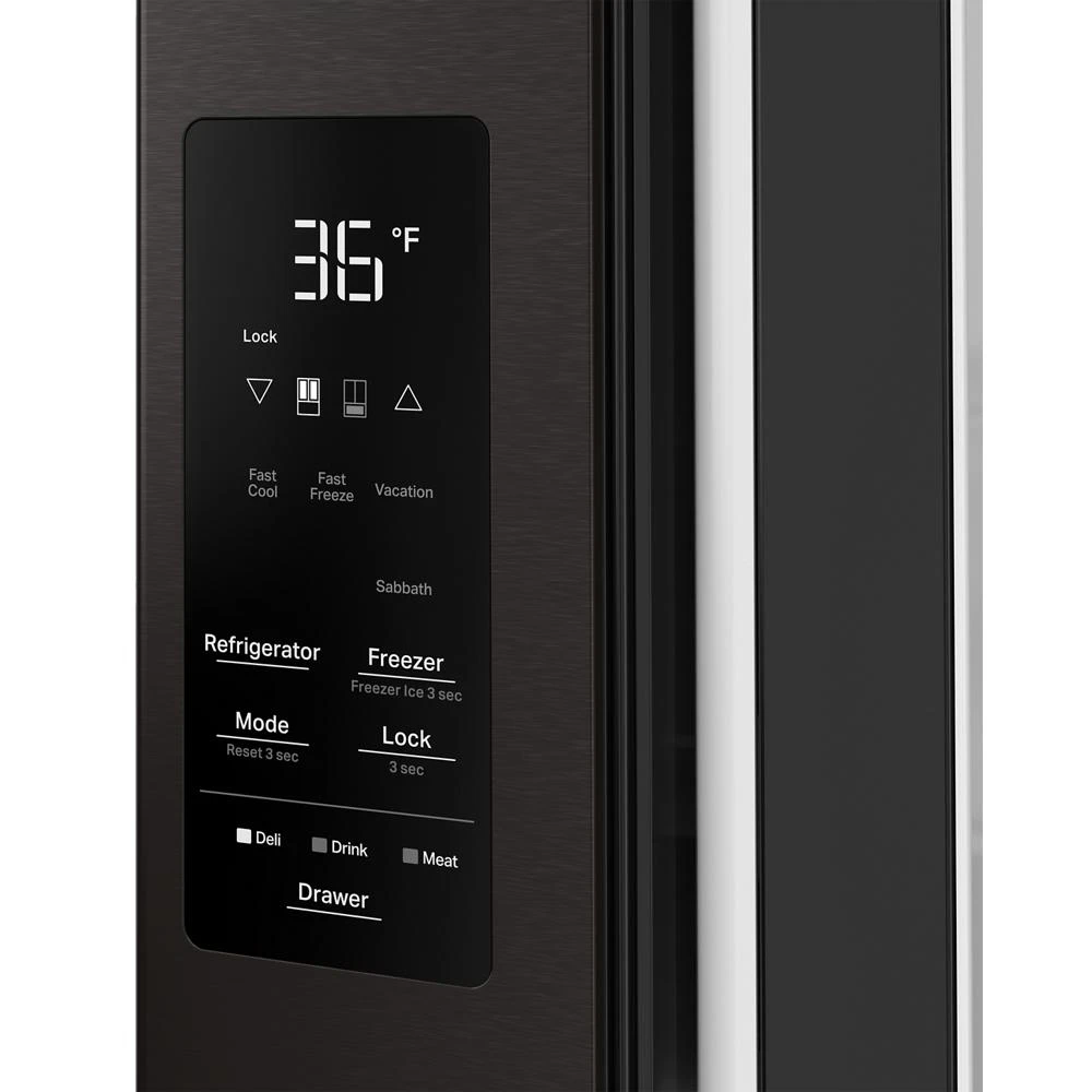 29 Cu. Ft. Family-Sized Capacity French Door Refrigerator with Flexible Temperature Drawer WRMF3736SV
