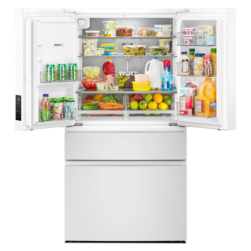 29 Cu. Ft. Family-Sized Capacity French Door Refrigerator with Flexible Temperature Drawer WRMF3736SW