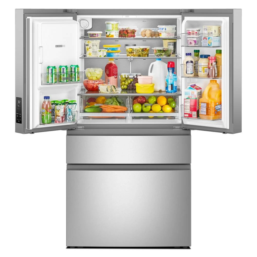 29 Cu. Ft. Family-Sized Capacity French Door Refrigerator with Flexible Temperature Drawer WRMF3736SZ