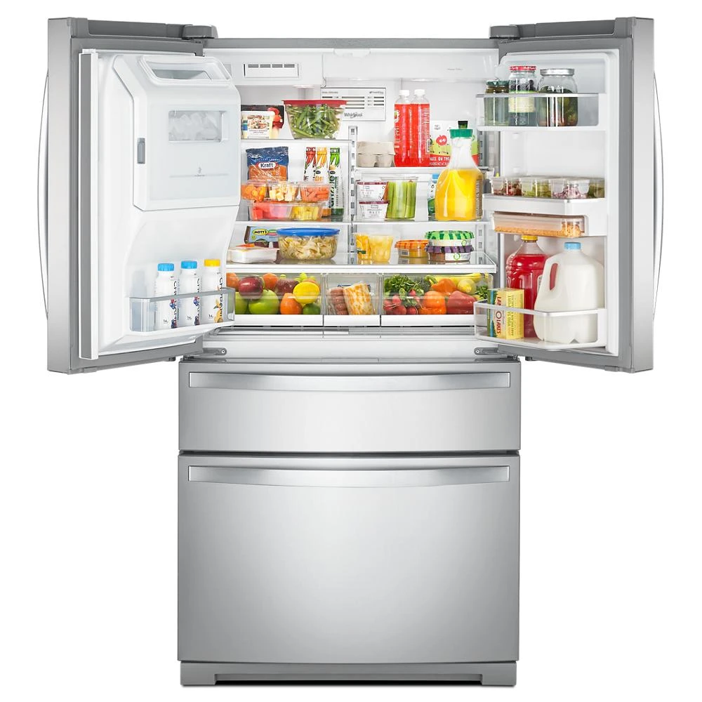 36-inch Wide 4 Door Refrigerator with Prep and Store Bins - 26 Cu. Ft. WRMF7736PZ