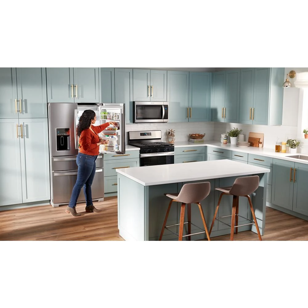 36-inch Wide 4 Door Refrigerator with Prep and Store Bins - 26 Cu. Ft. WRMF7736PZ
