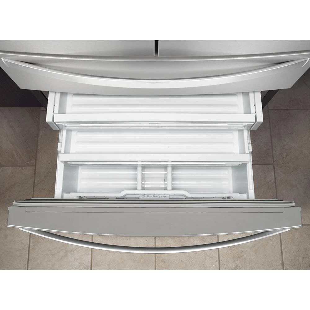 36-inch Wide 4 Door Refrigerator with Prep and Store Bins - 26 Cu. Ft. WRMF7736PZ