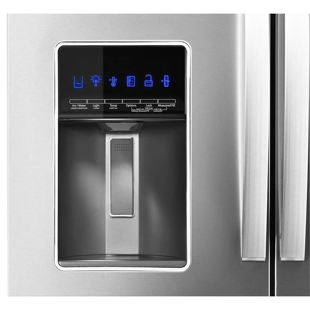 36-inch Wide 4 Door Refrigerator with Prep and Store Bins - 26 Cu. Ft. WRMF7736PZ