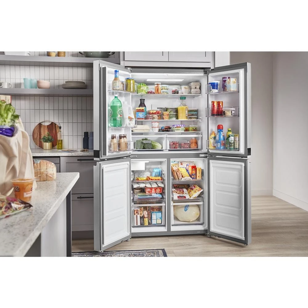 36-inch Wide Counter Depth 4 Door Refrigerator - 19.4 cu. ft. WRQA59CNKZ