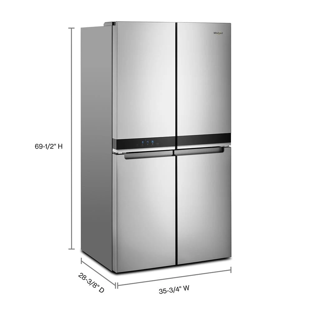 36-inch Wide Counter Depth 4 Door Refrigerator - 19.4 cu. ft. WRQA59CNKZ
