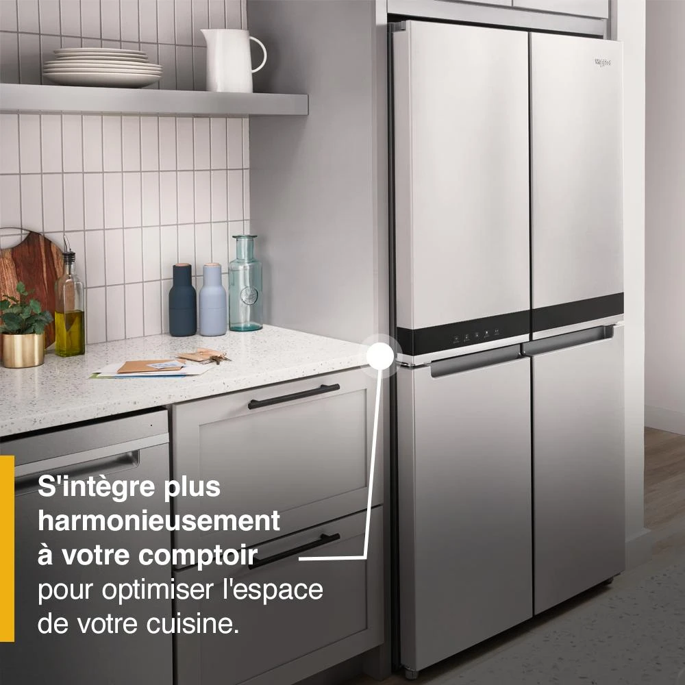 36-inch Wide Counter Depth 4 Door Refrigerator - 19.4 cu. ft. WRQA59CNKZ