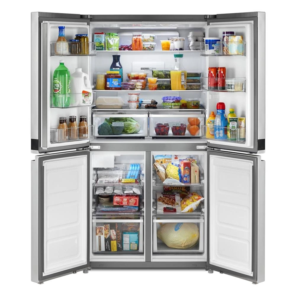 36-inch Wide Counter Depth 4 Door Refrigerator - 19.4 cu. ft. WRQA59CNKZ