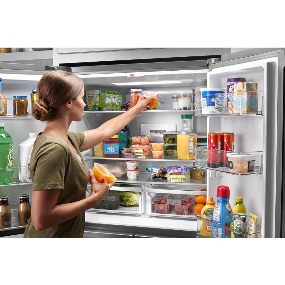 36-inch Wide Counter Depth 4 Door Refrigerator - 19.4 cu. ft. WRQA59CNKZ