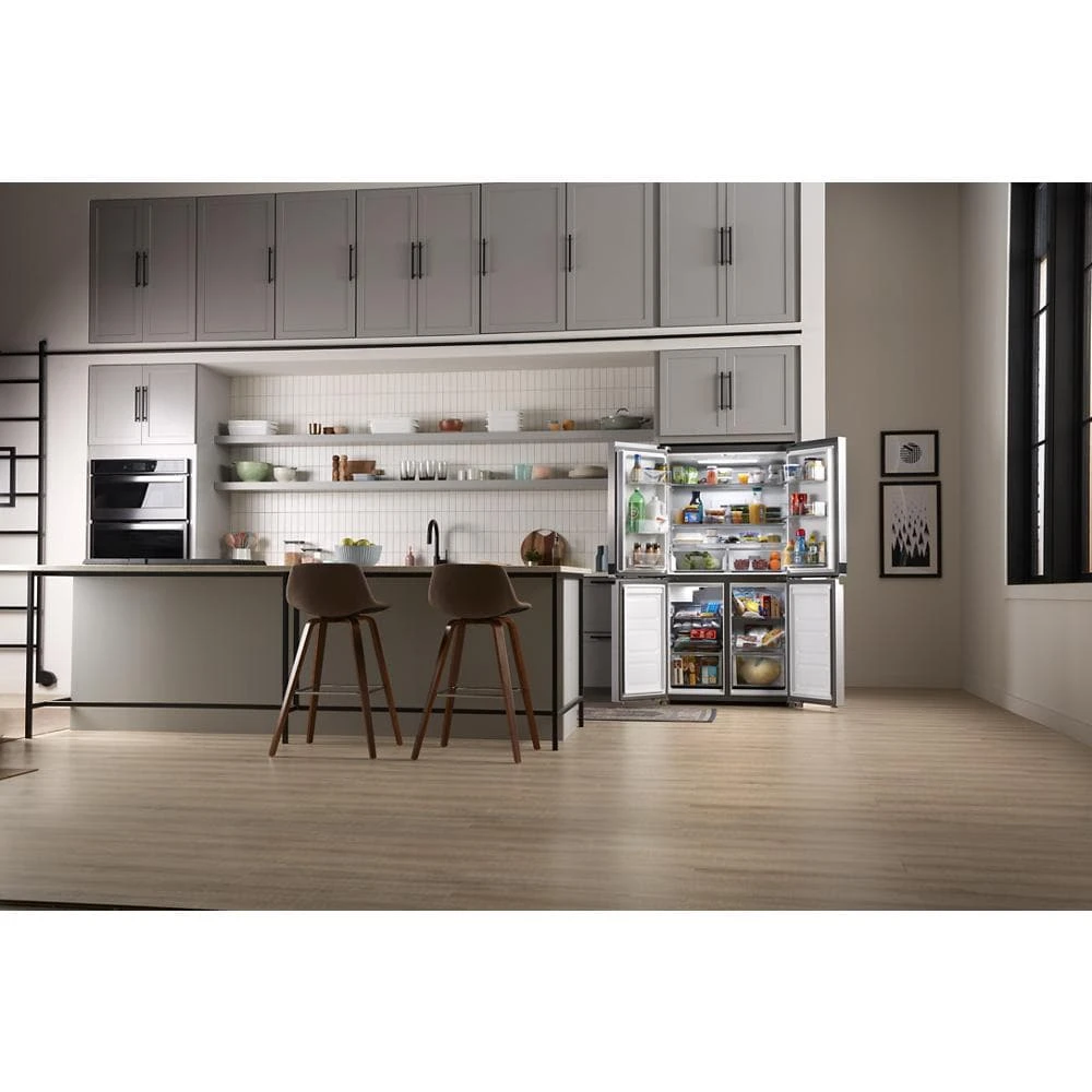 36-inch Wide Counter Depth 4 Door Refrigerator - 19.4 cu. ft. WRQA59CNKZ