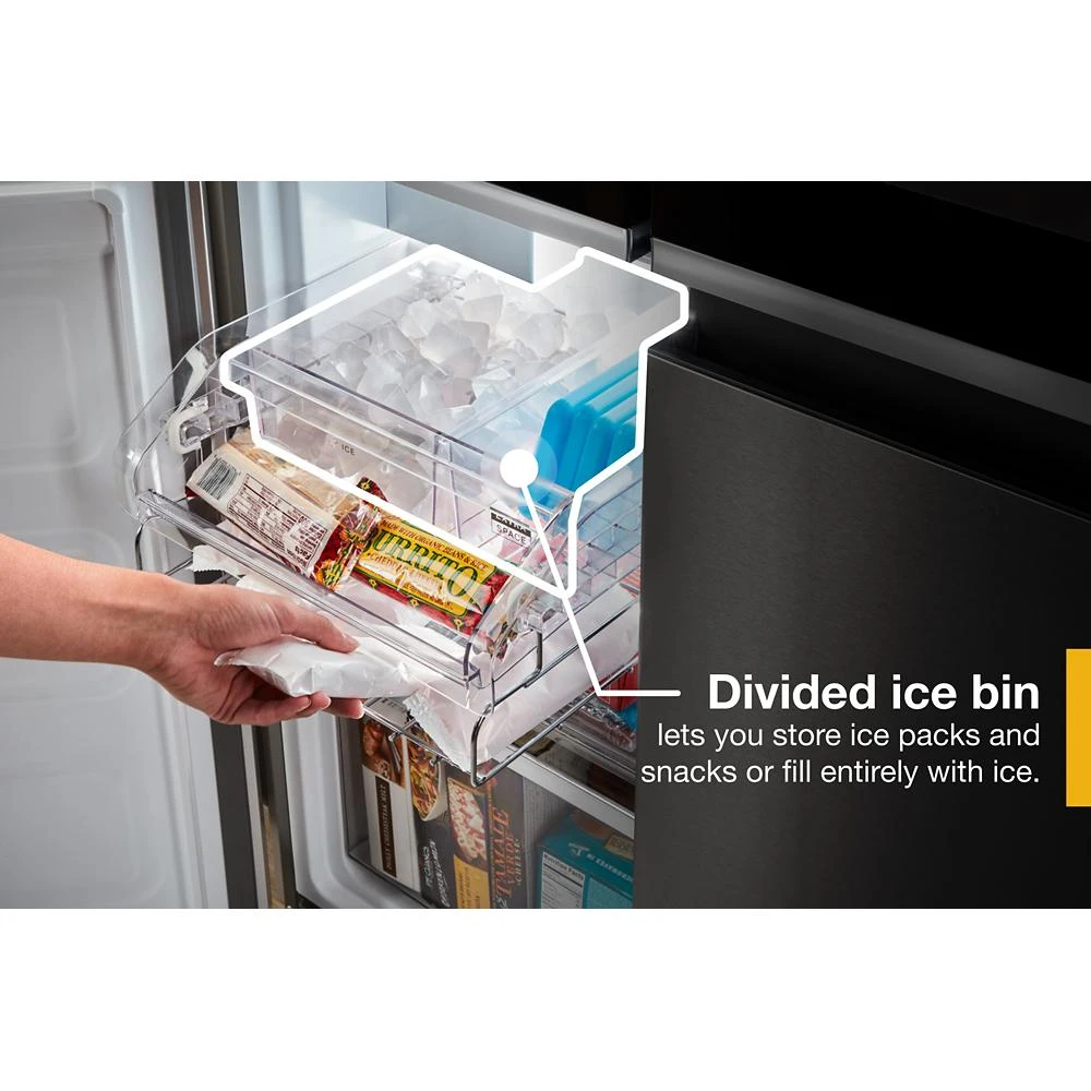 36-inch Wide Counter Depth 4 Door Refrigerator - 19.4 cu. ft. WRQA59CNKZ