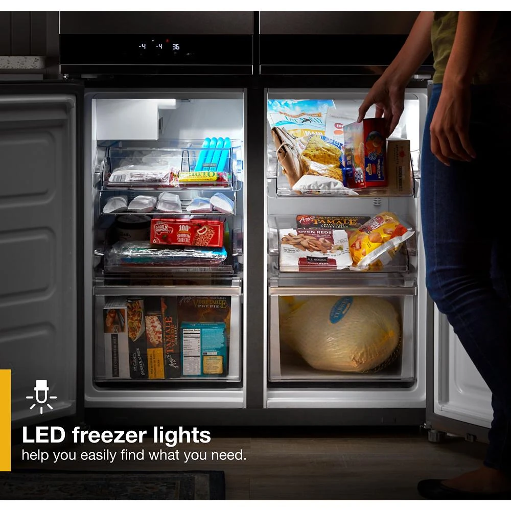 36-inch Wide Counter Depth 4 Door Refrigerator - 19.4 cu. ft. WRQA59CNKZ