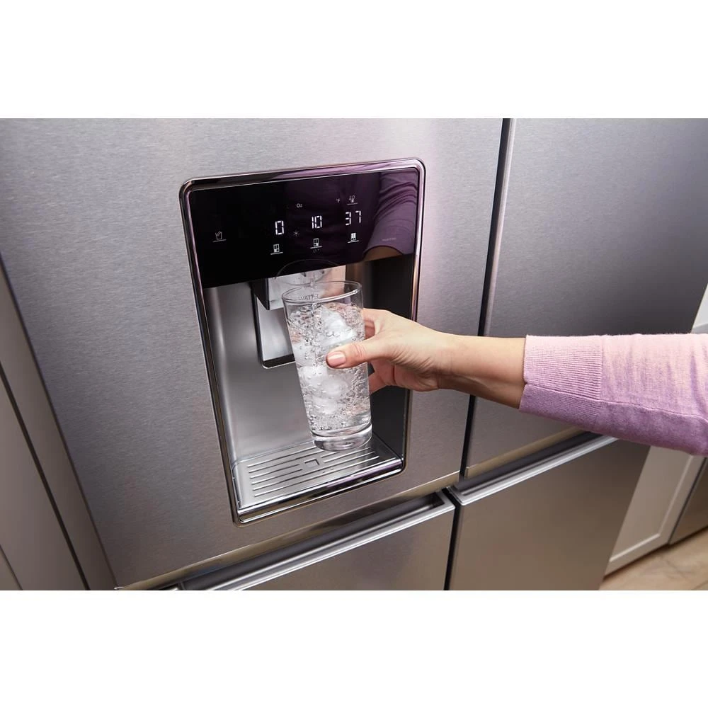 36-Inch Counter Depth 4 Door Refrigerator with Ice Maker in Door WRQC7836RZ