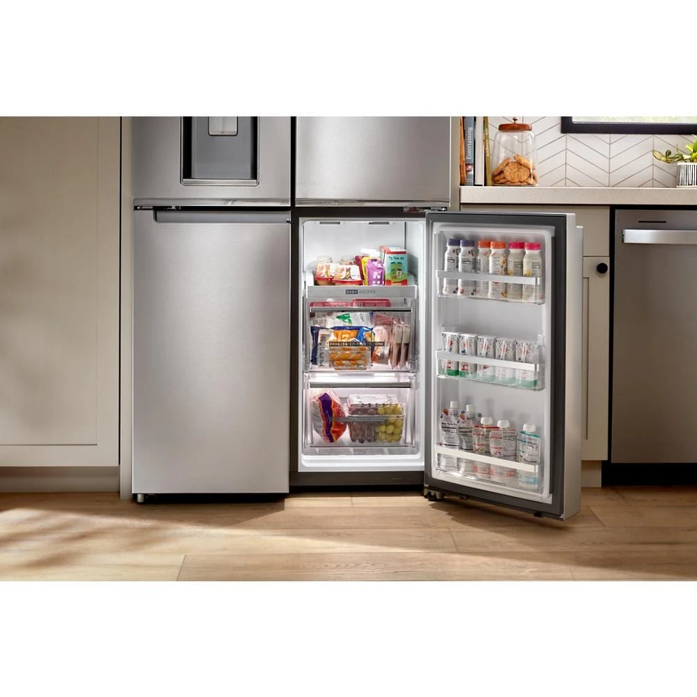 36-Inch Counter Depth 4 Door Refrigerator with Ice Maker in Door WRQC7836RZ