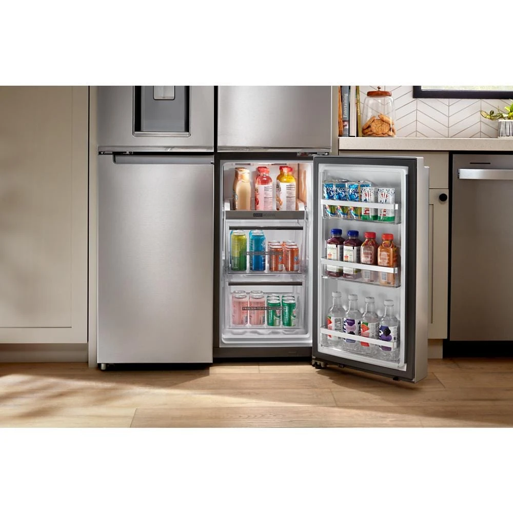 36-Inch Counter Depth 4 Door Refrigerator with Ice Maker in Door WRQC7836RZ