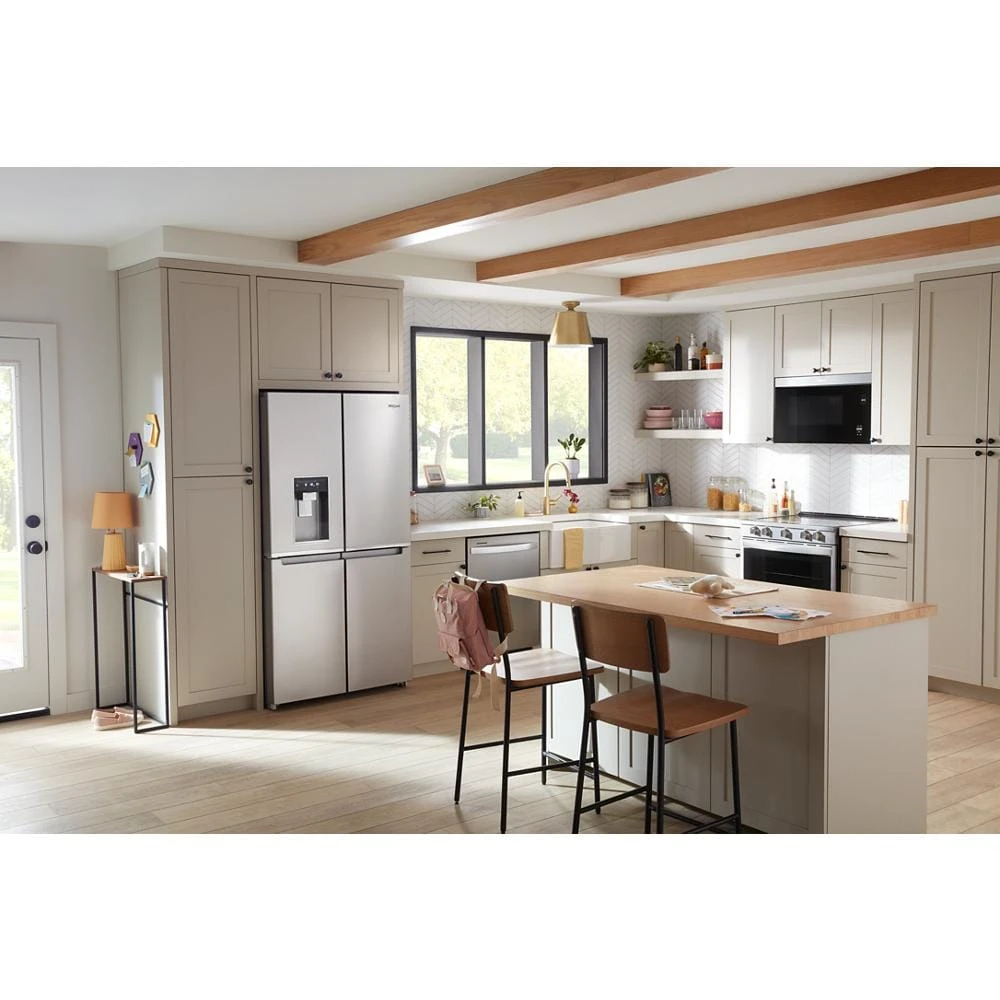 36-Inch Counter Depth 4 Door Refrigerator with Ice Maker in Door WRQC7836RZ