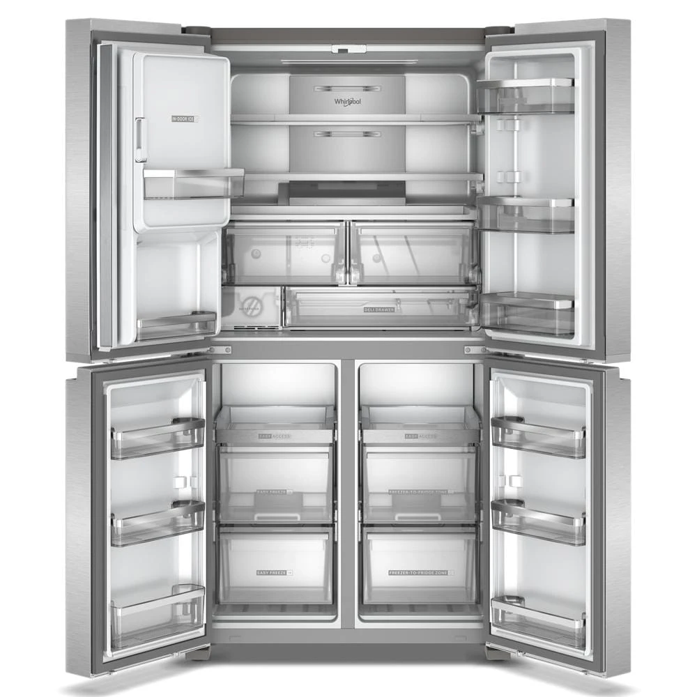 36-Inch Counter Depth 4 Door Refrigerator with Ice Maker in Door WRQC7836RZ