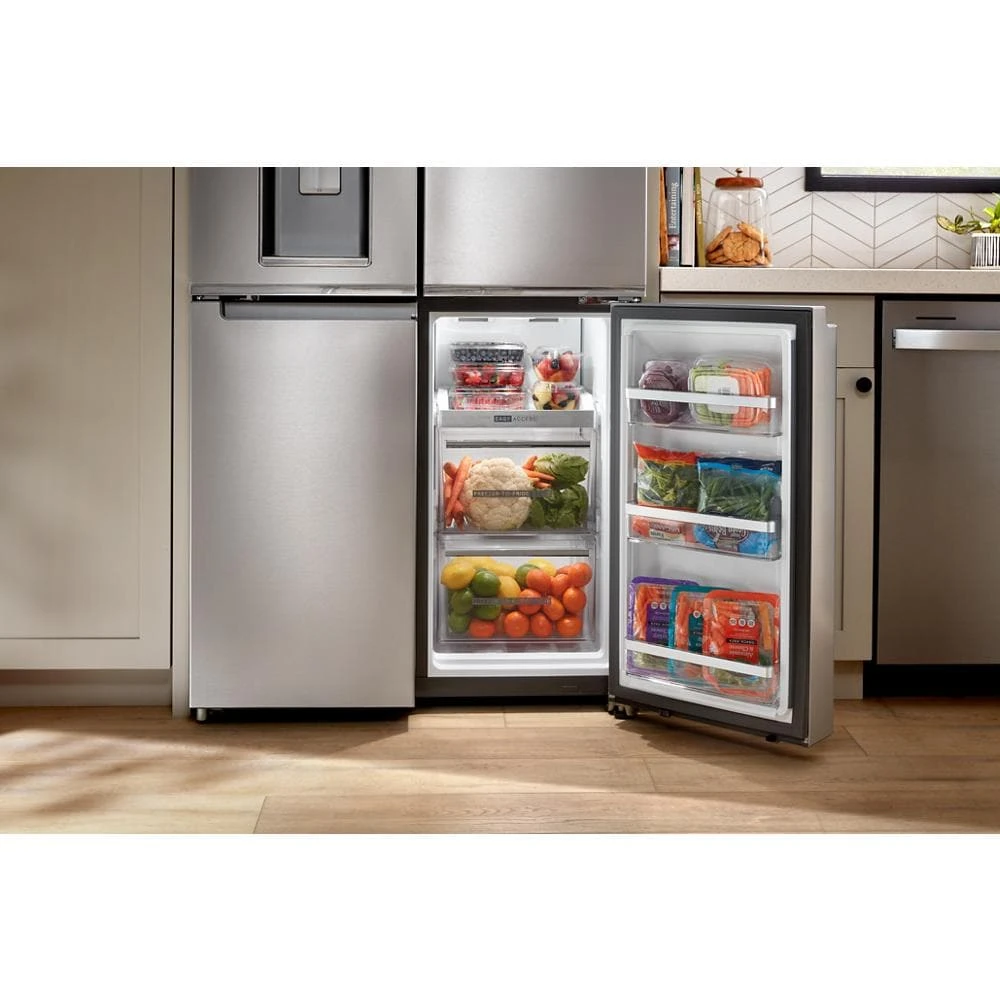 36-Inch Counter Depth 4 Door Refrigerator with Ice Maker in Door WRQC7836RZ