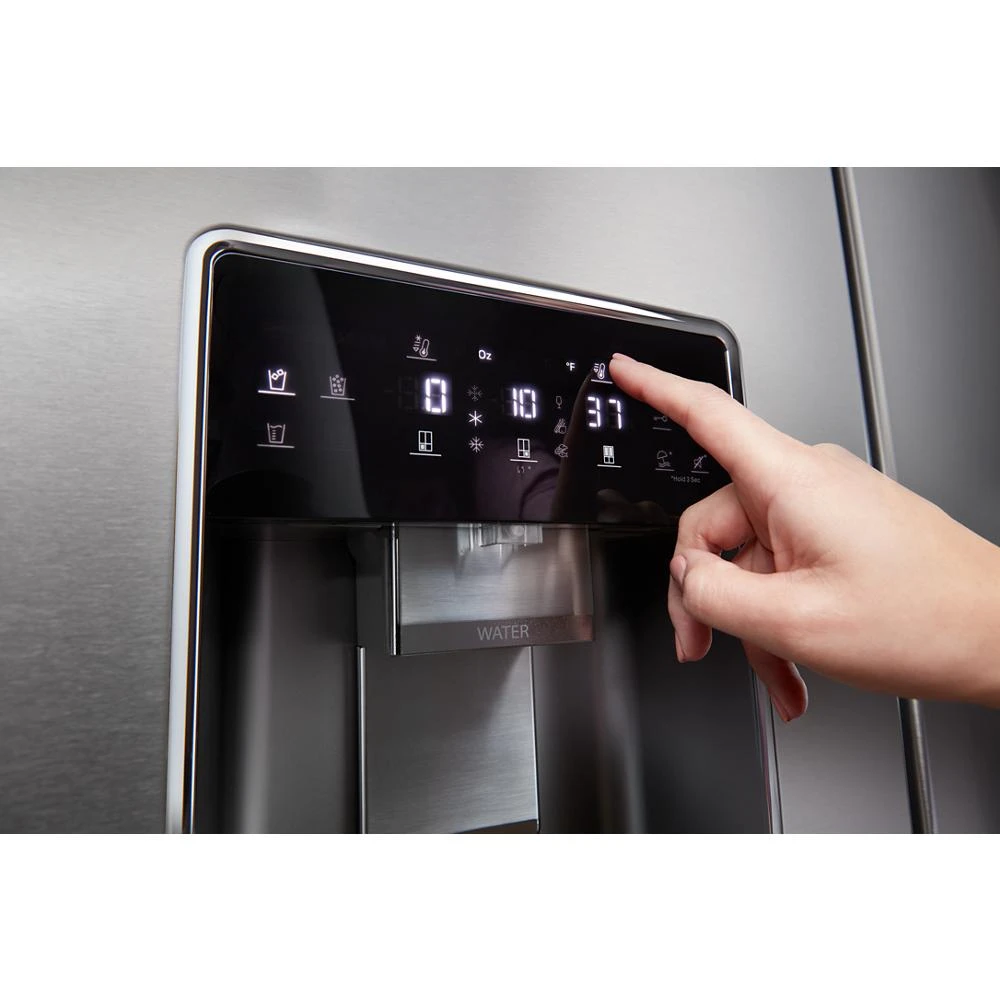 36-Inch Counter Depth 4 Door Refrigerator with Ice Maker in Door WRQC7836RZ