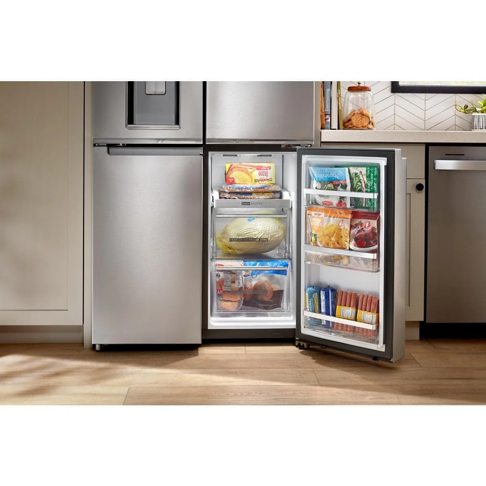 36-Inch Counter Depth 4 Door Refrigerator with Ice Maker in Door WRQC7836RZ