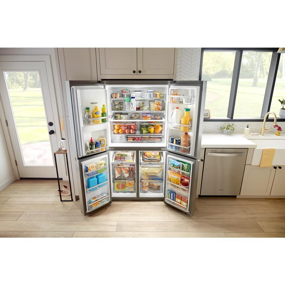 36-Inch Counter Depth 4 Door Refrigerator with Ice Maker in Door WRQC7836RZ