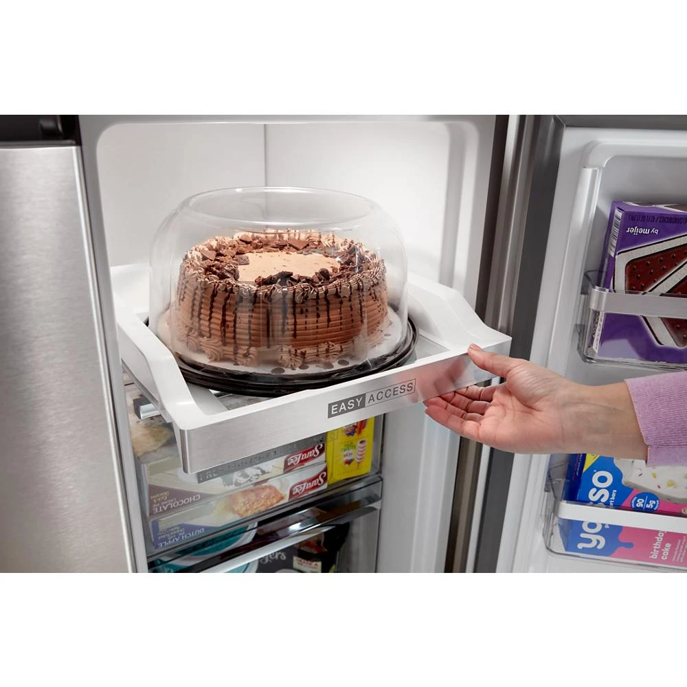 36-Inch Counter Depth 4 Door Refrigerator with Ice Maker in Door WRQC7836RZ